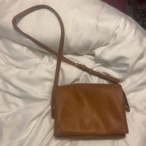 Brown crossbody purse